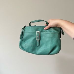 B. Makowsky - turquoise hand bag